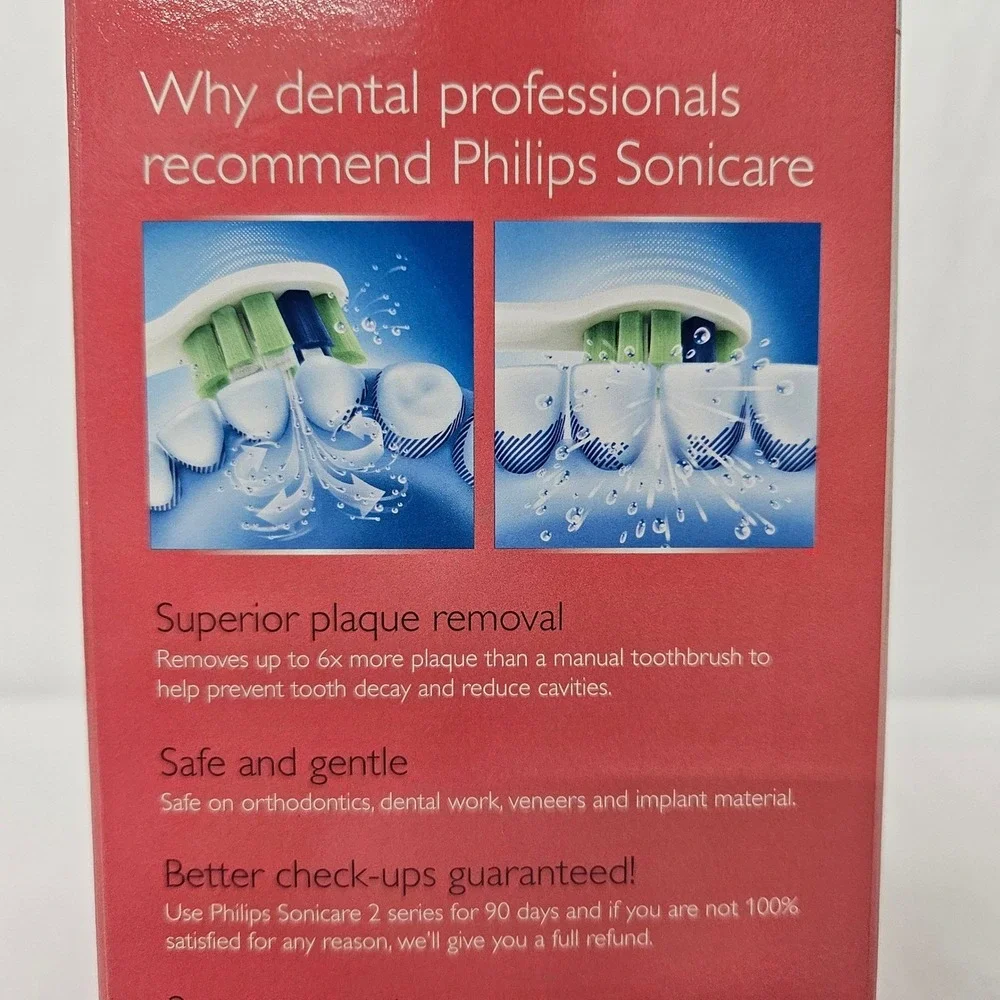 Philips Sonicare 2 Series Plaque Control Electric Toothbrush Pink HX6211/47 NEW